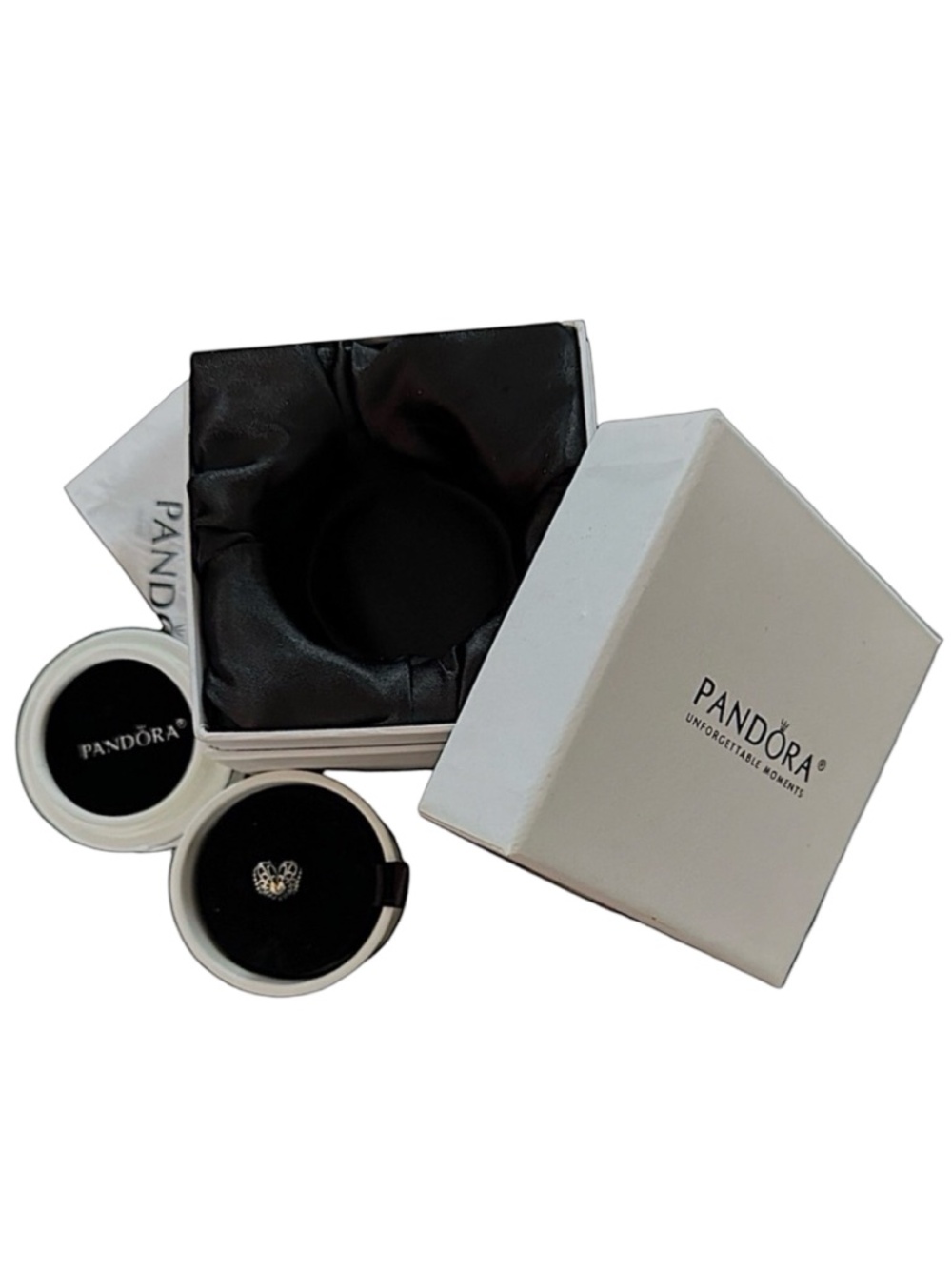PANDORA Filigree Openwork Heart Pendant Gift Set 792200 Limited Edition 2014